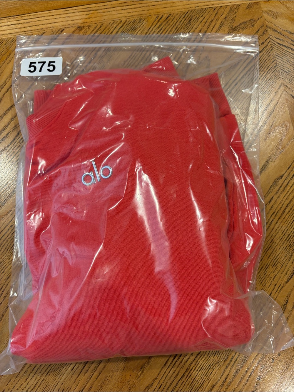 Alo Yoga Red Accolade Crew Neck Pullover Oversized Sweatshirt Large - Picture 15 of 15